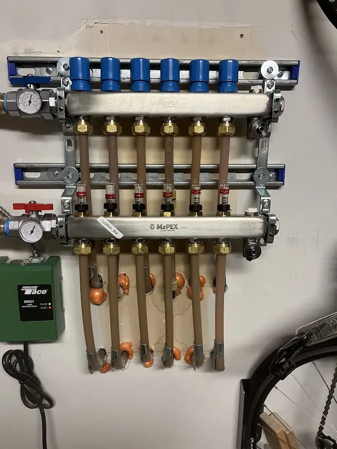 Plumber performing Leak Detection at a residential property in Thornton